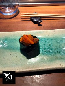 exquisito gunkan, un nigiri muy especial